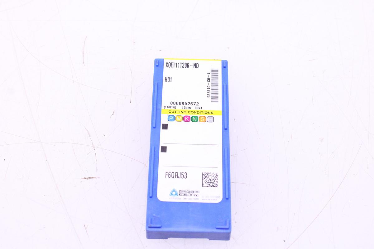 Usado Plaquitas de Widia Korloy XOET11T306