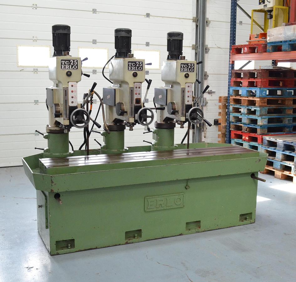 Usado Taladros sobremesa 3ud. Erlo TC-25 en batería