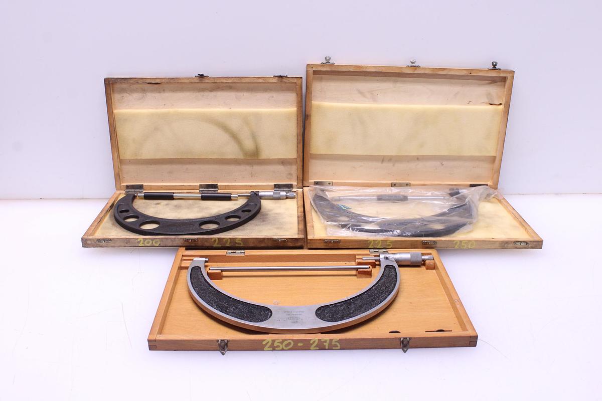 Usado Kit Micrómetros Exteriores Métrica 200 - 275 mm