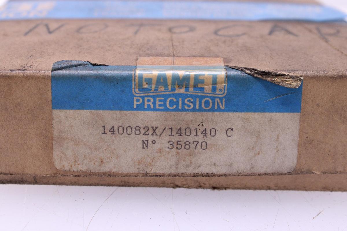 Usado Rodamiento Rodillos Cónicos GAMET 140082X/140140C