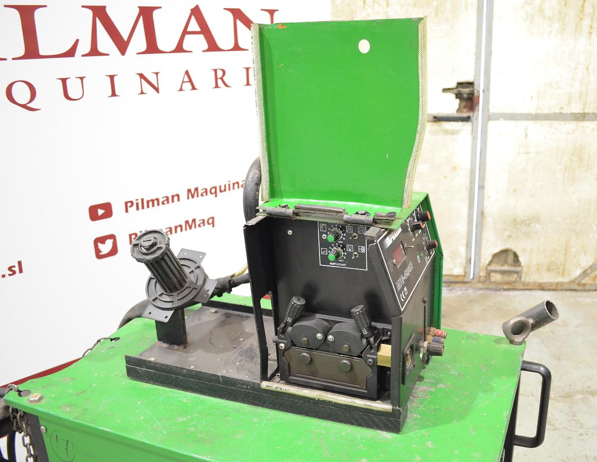 Usado Maquina soldar mig Praxair ACTUAL-406 con devanadera