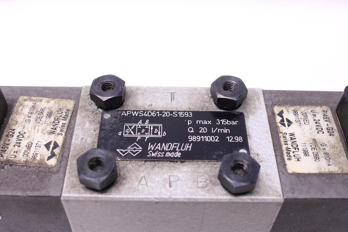 Usado Electroválvula proporcional WANDFLUH APWS4D61-20-S1593