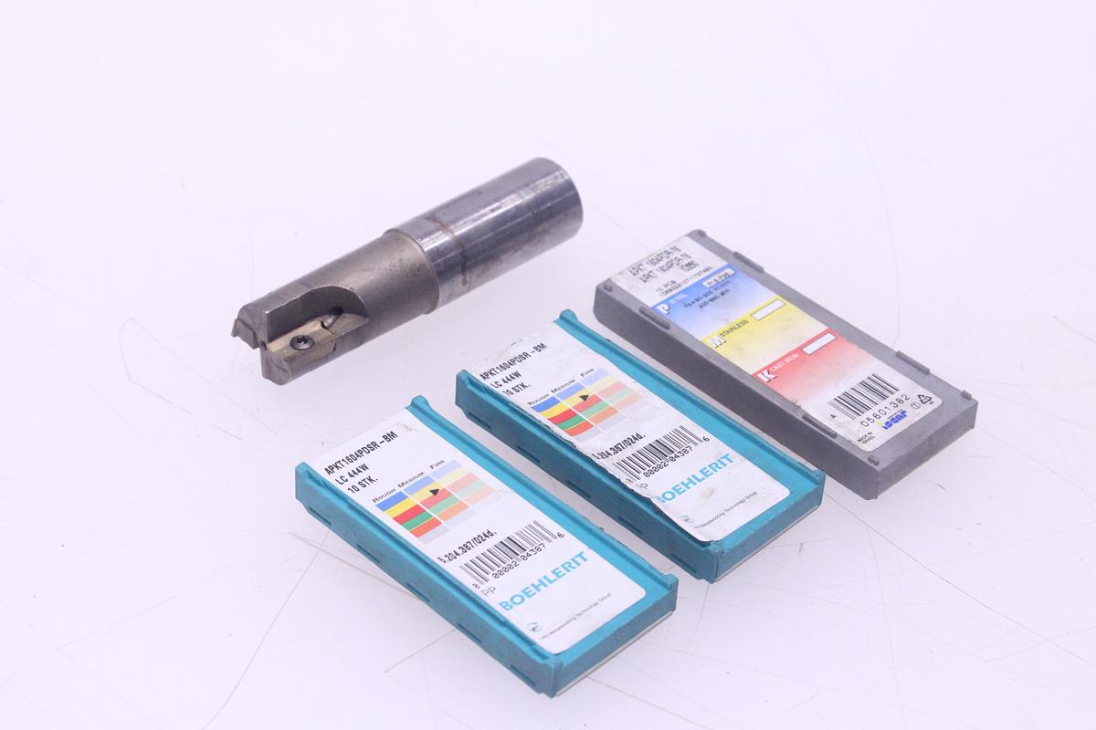 Usado Fresa y Plaquitas de Widia APKT1604