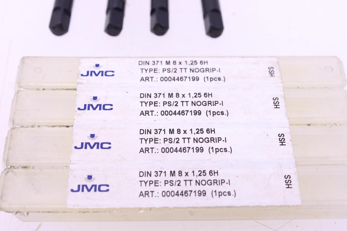 Usado Lote Machos de Roscar JMC DIN 371 M8 x 1,25 - 9 Unidades