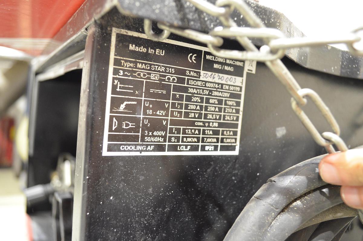 Usado Maquina soldar hilo MAG STAR 315
