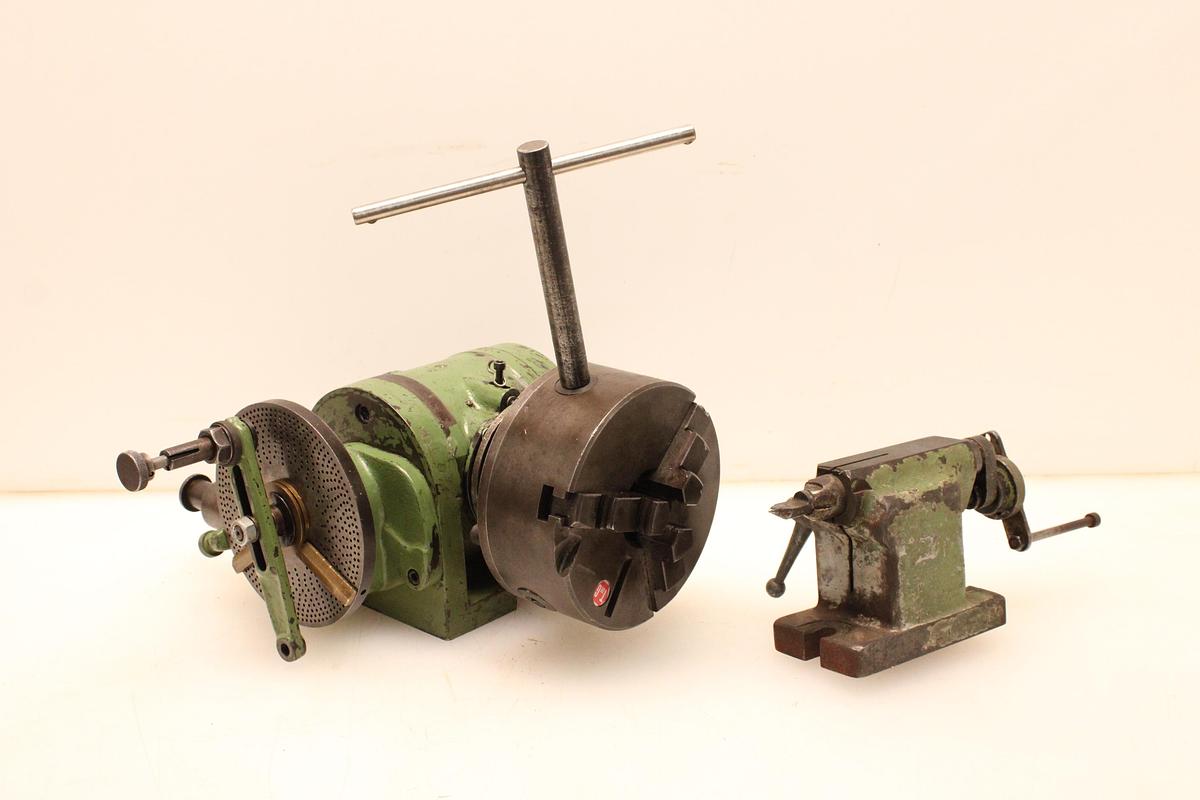 Usado Plato divisor universal con punto y plato 3 garras 200mm TDGE