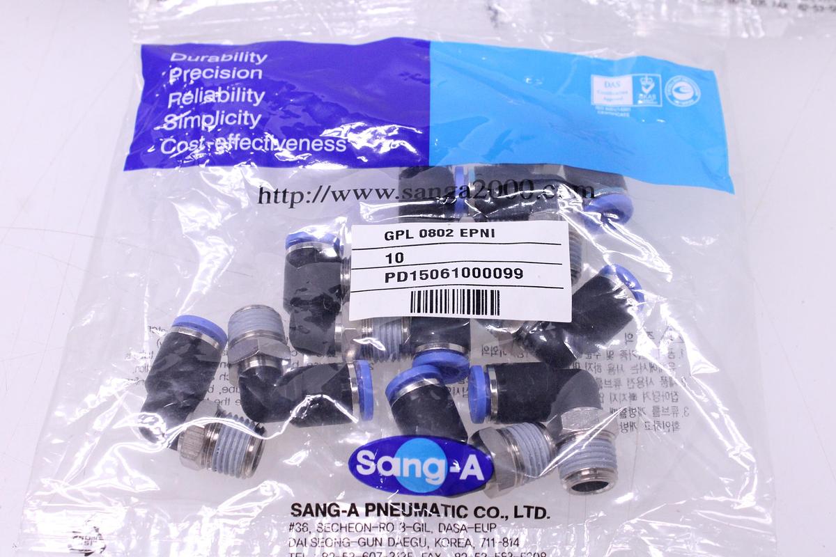 Usado Racores Sang-A GPL 0802 EPNI - 30 Unidades