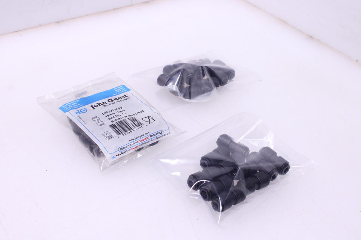 Usado Racores Manguito Reductor M10-M8 - 30 Unidades John Guest PM201008E