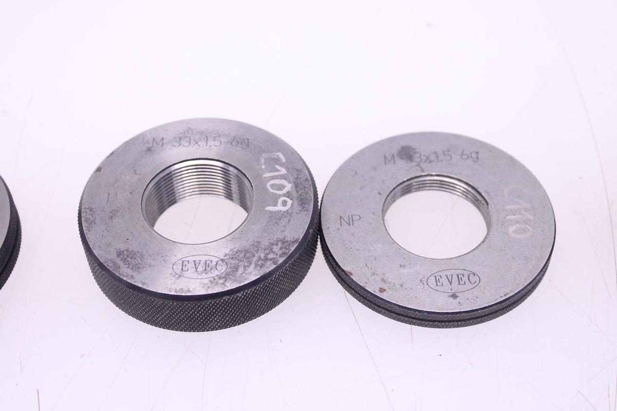 Usado Lote Calibre de Anillo fino Métrico - 18 Unidades