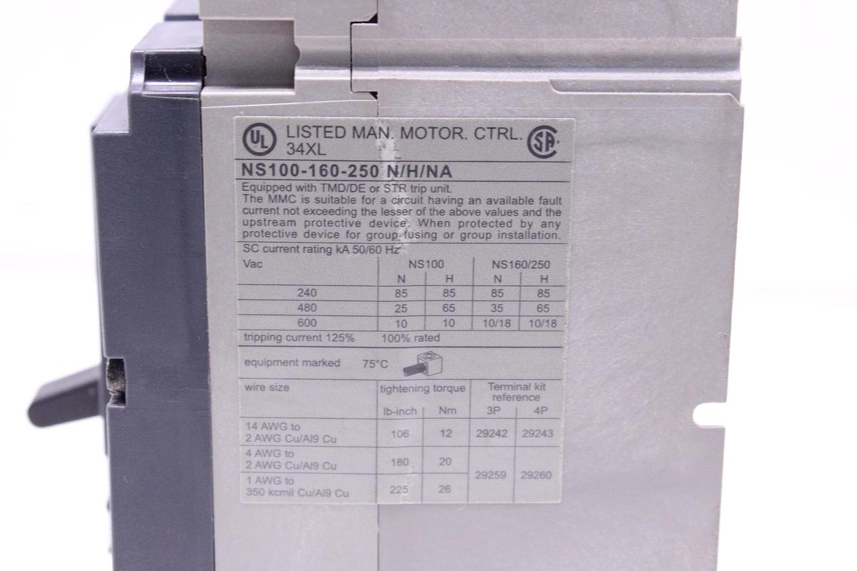 Usado Disyuntor Merlin Gerin Compact NS100N