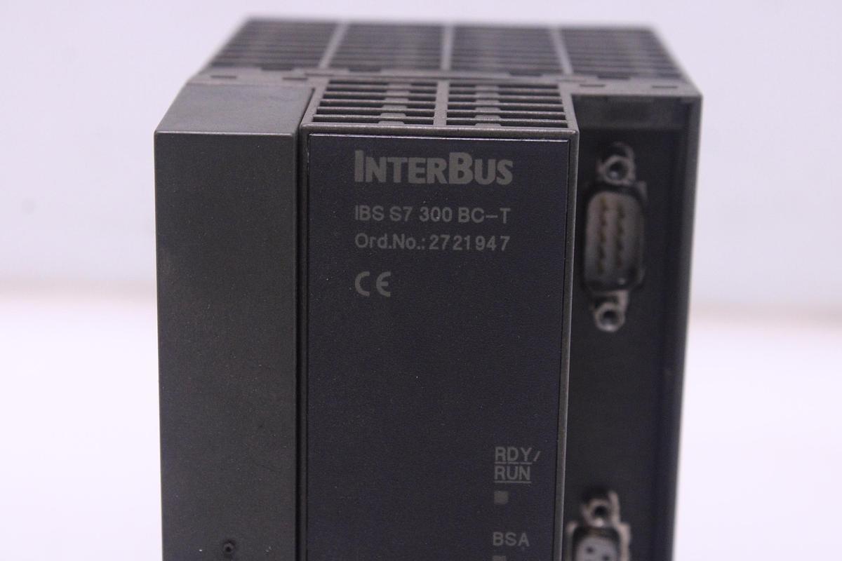 Usado Tarjeta Controladora INTERBUS IBS S7 300 BC-T Phoenix Contact