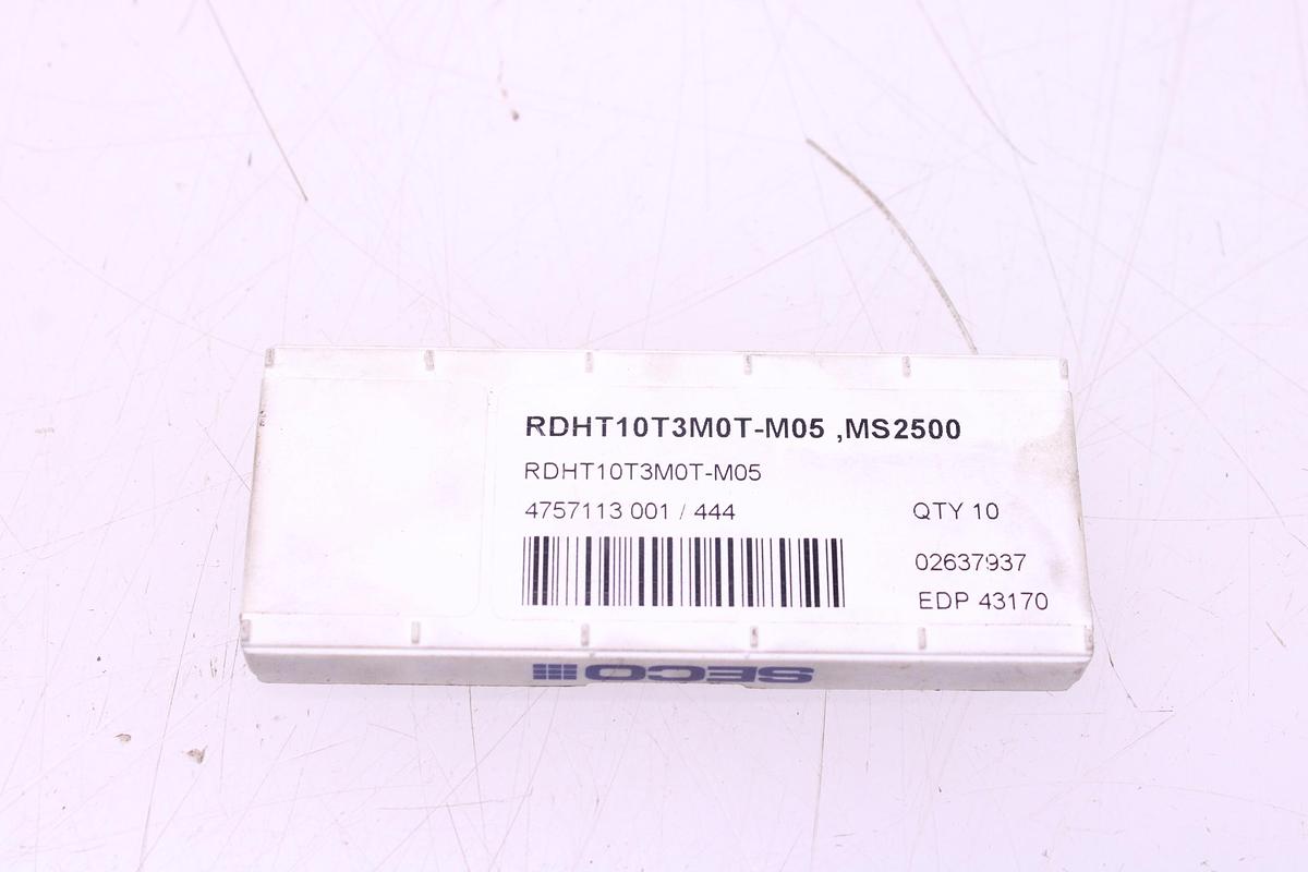 Usado Fresa Portaplaquitas SECO R217.29-2520.3-05.2.070 + Widias RDHT10T3M0T