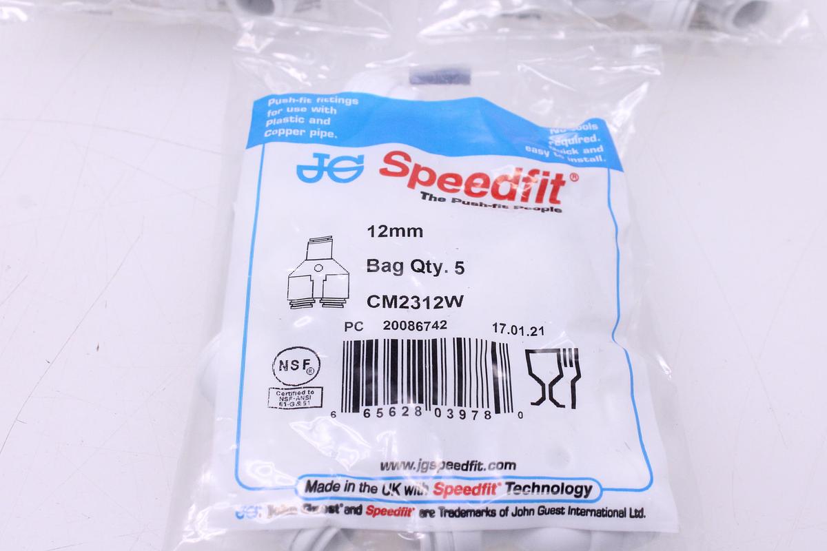 Usado Racores Divisor 2 Vias M12-M12 - 30 Unidades John Guest CM2312W