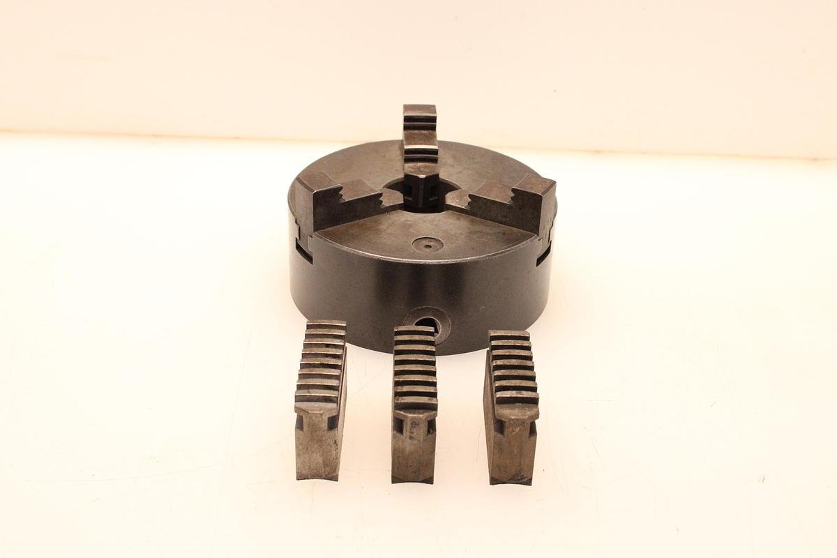 Usado Plato 3 Garras para Torno 190 mm + juego de 3 garras