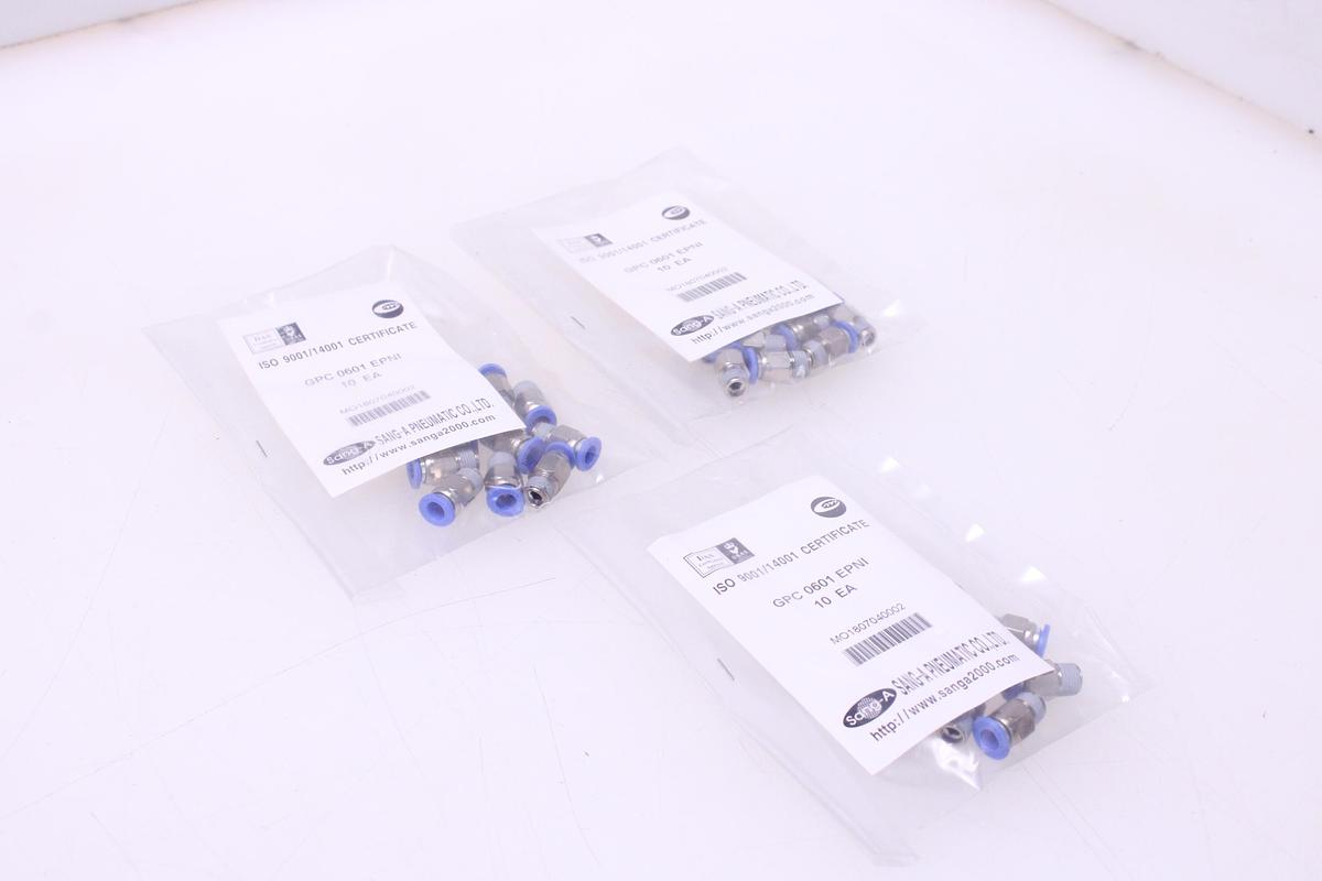 Usado Racores Conector Recto M6 + Rosca 1/8" - 30 Unidades Sang-A GPC 0601 EPNI