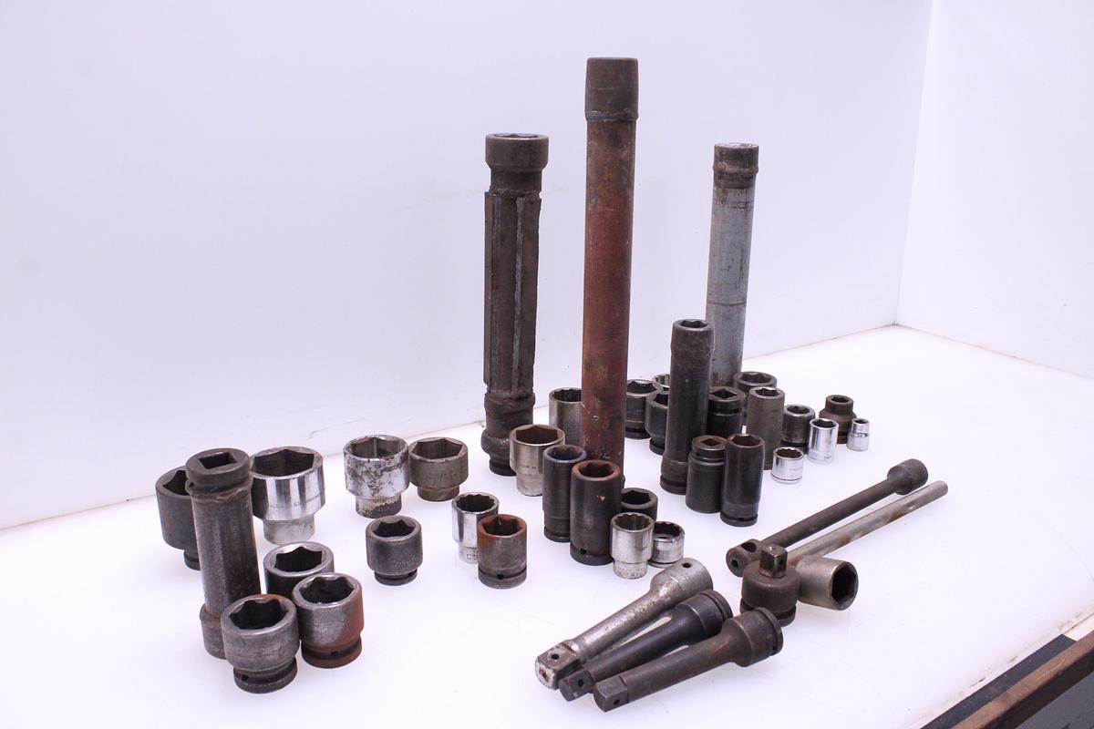 Usado Lote Llaves de Vaso 65mm a 22mm - 42 Unidades