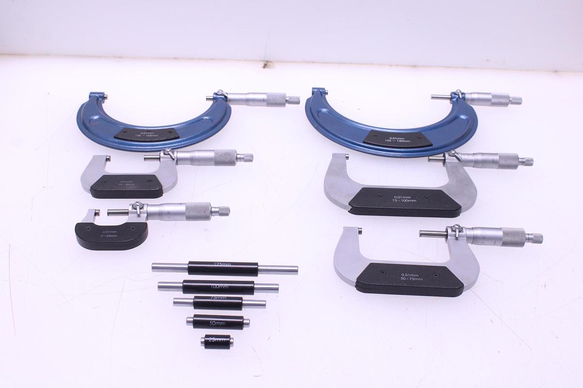 Usado Juego Micrometros Exteriores 0-150 mm