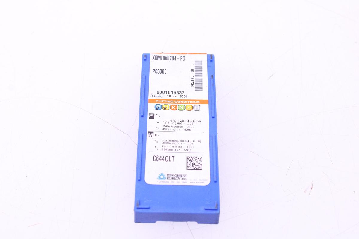 Usado Plaquitas de Widia Korloy XOMT 060204-PD