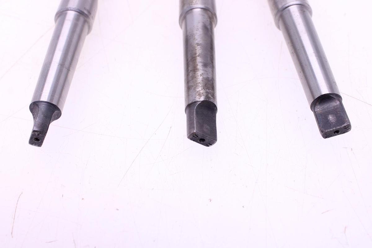 Usado Juego Brocas Helicoidal Mango Cónico MT2 Guhring 22x15mm - 3 Unidades