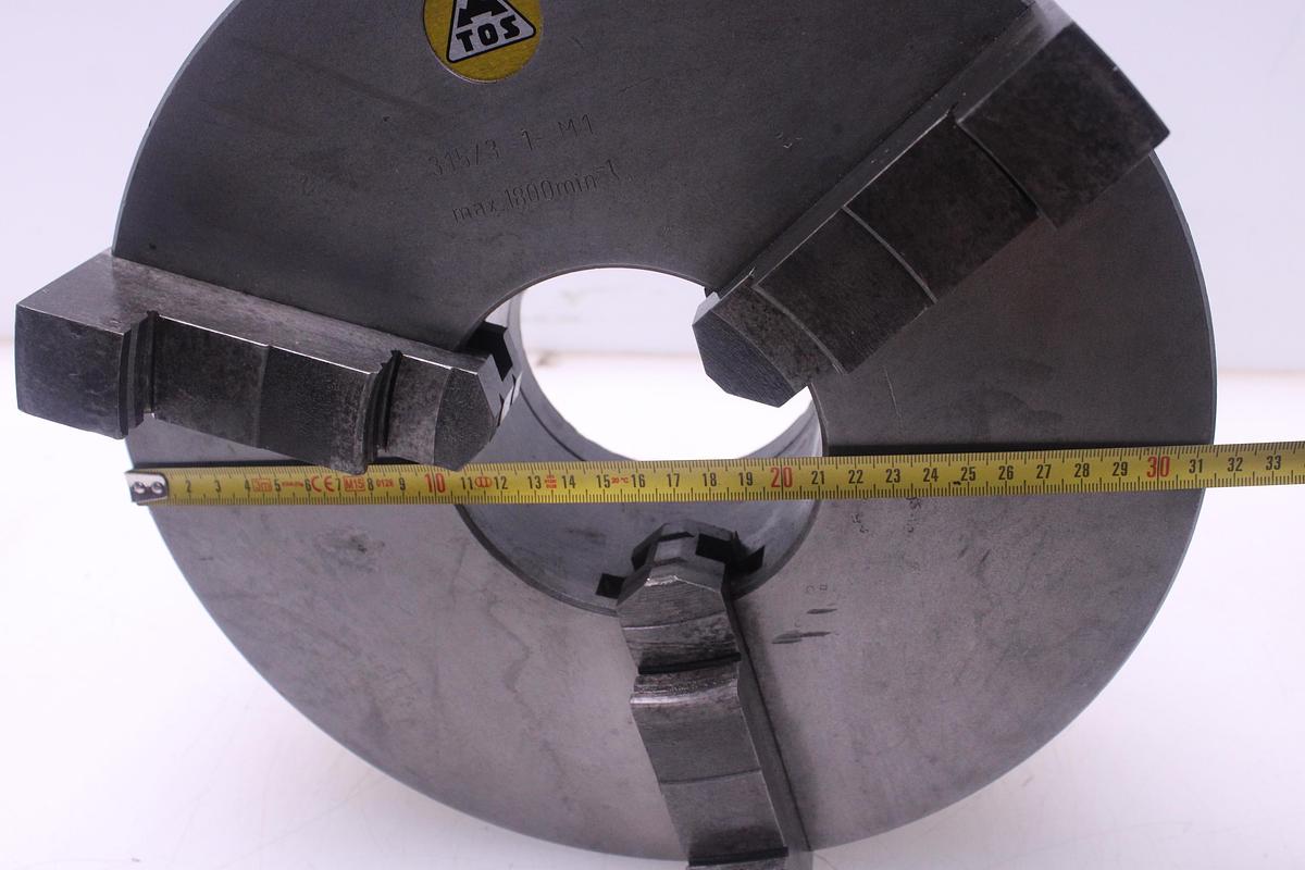 Usado Plato de Torno TOS 3 garras 315mm