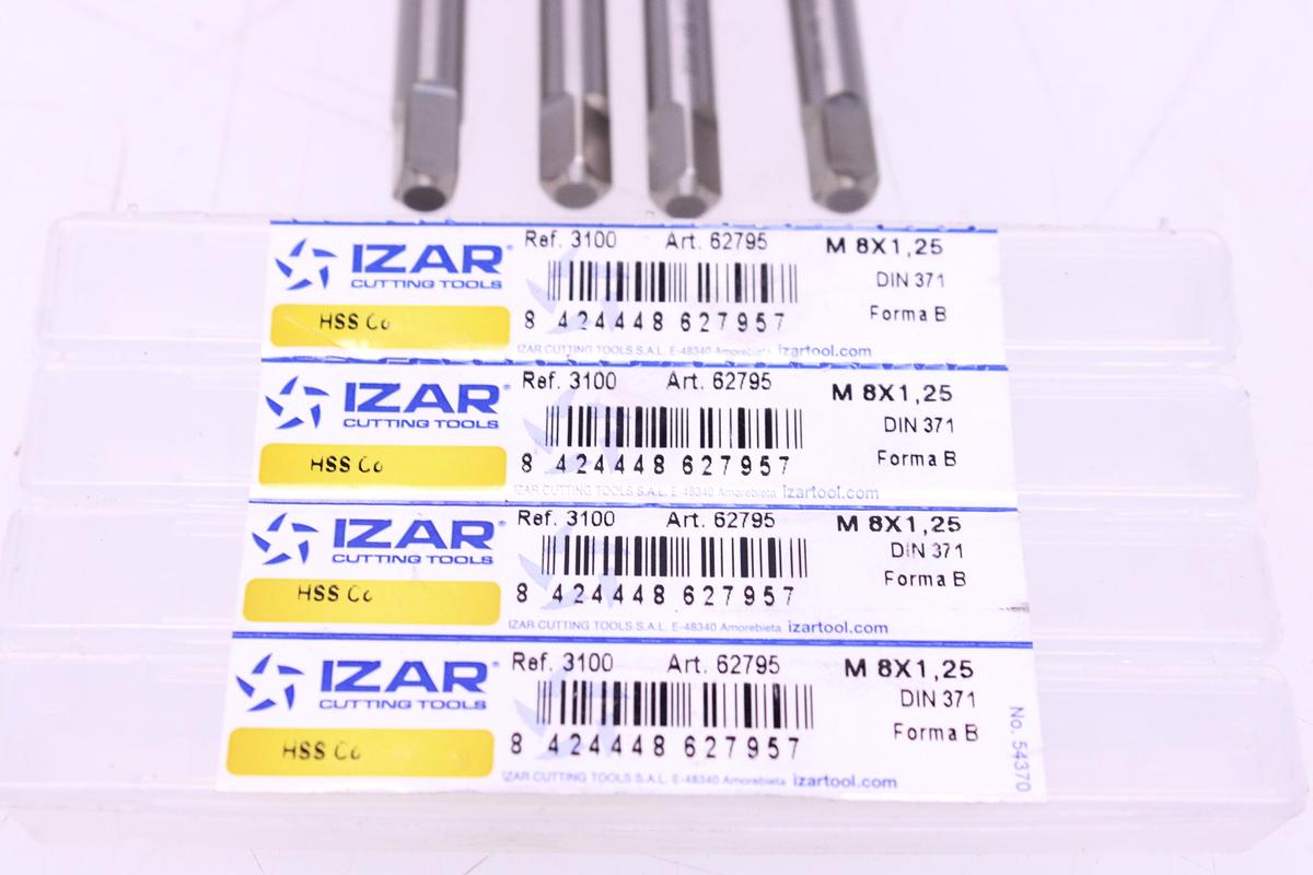 Usado Lote Machos de Roscar Izar DIN 371 M8 x 1,25 - 7 Unidades