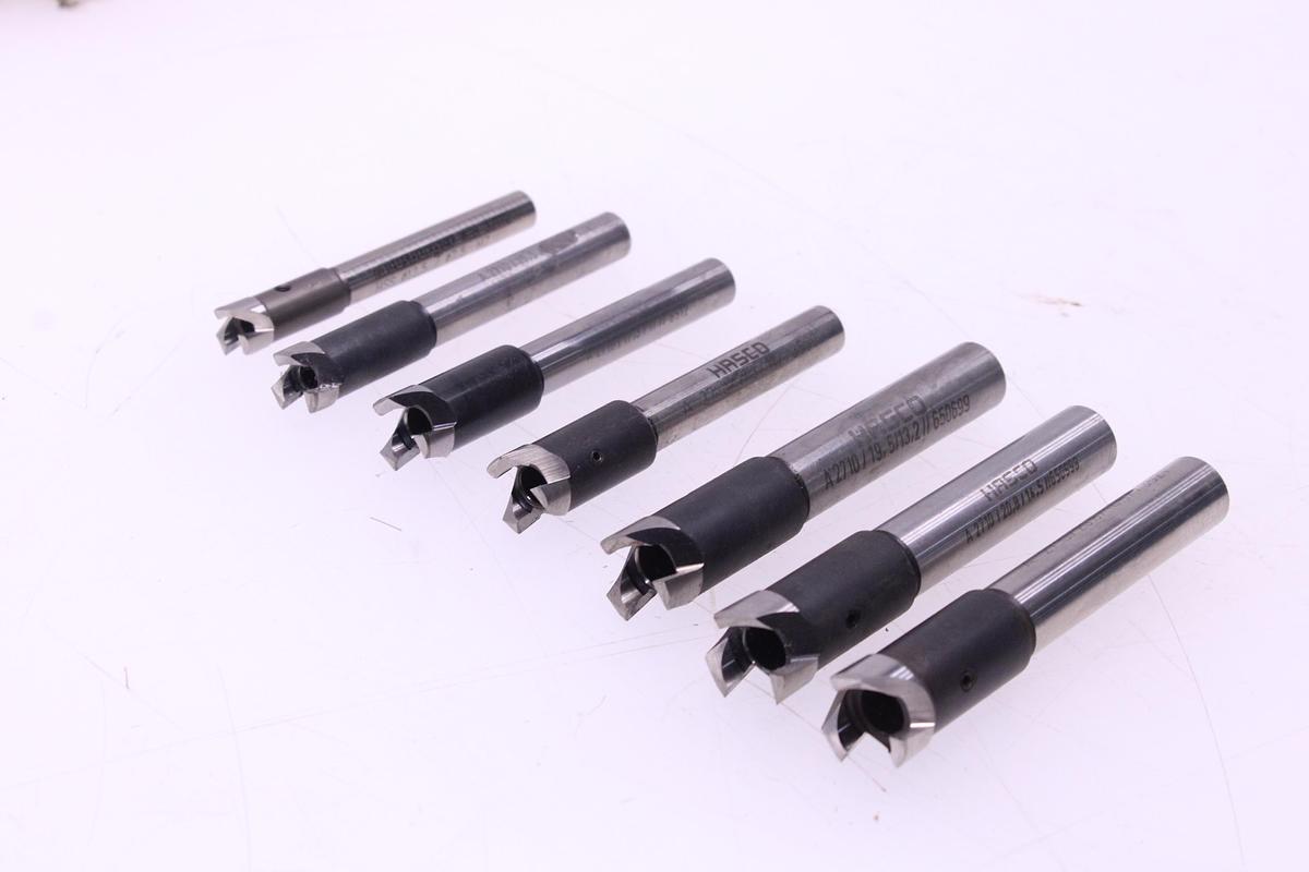 Usado Lote Fresas para Juntas Tóricas - 7 Unidades