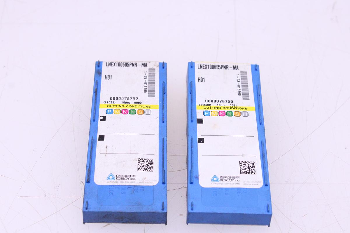 Usado Fresa Con Cono ISO 40 + Plaquitas de Widia LNMX / LNEX100605