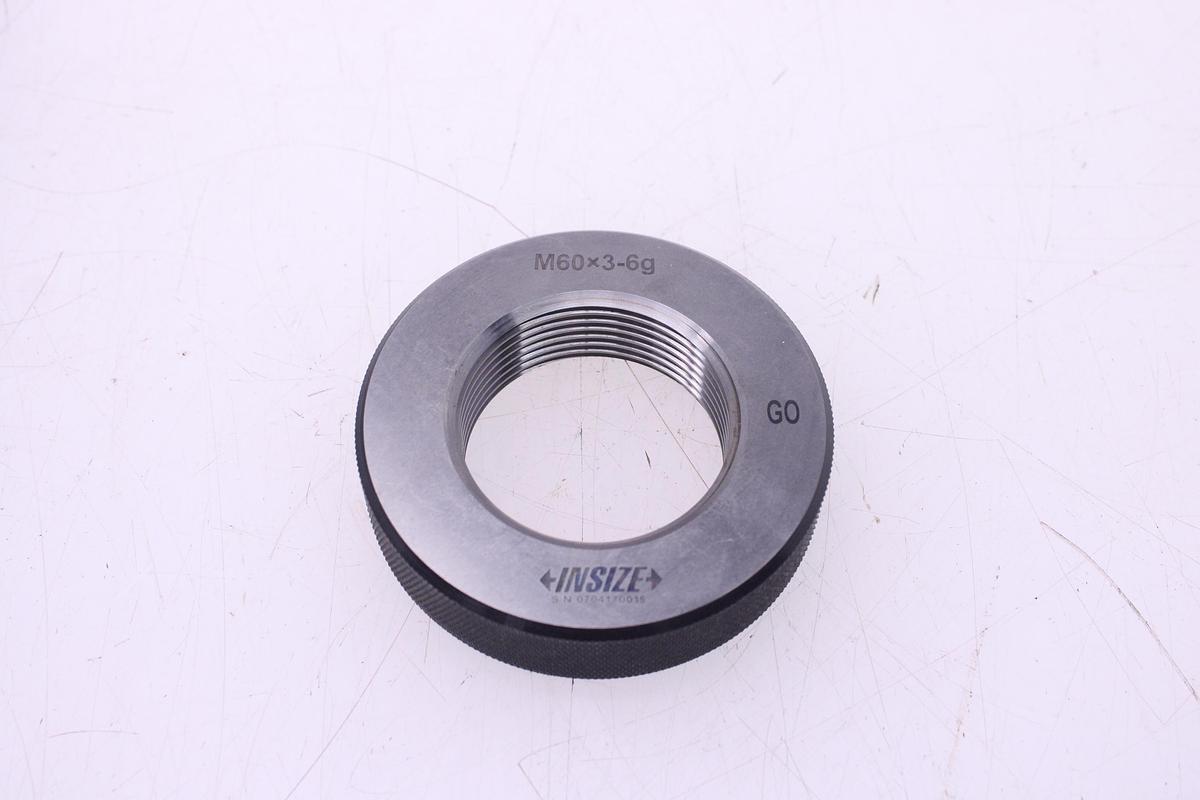 Usado Pack Calibre de Anillo fino Métrico INSIZE M60x3 -6g