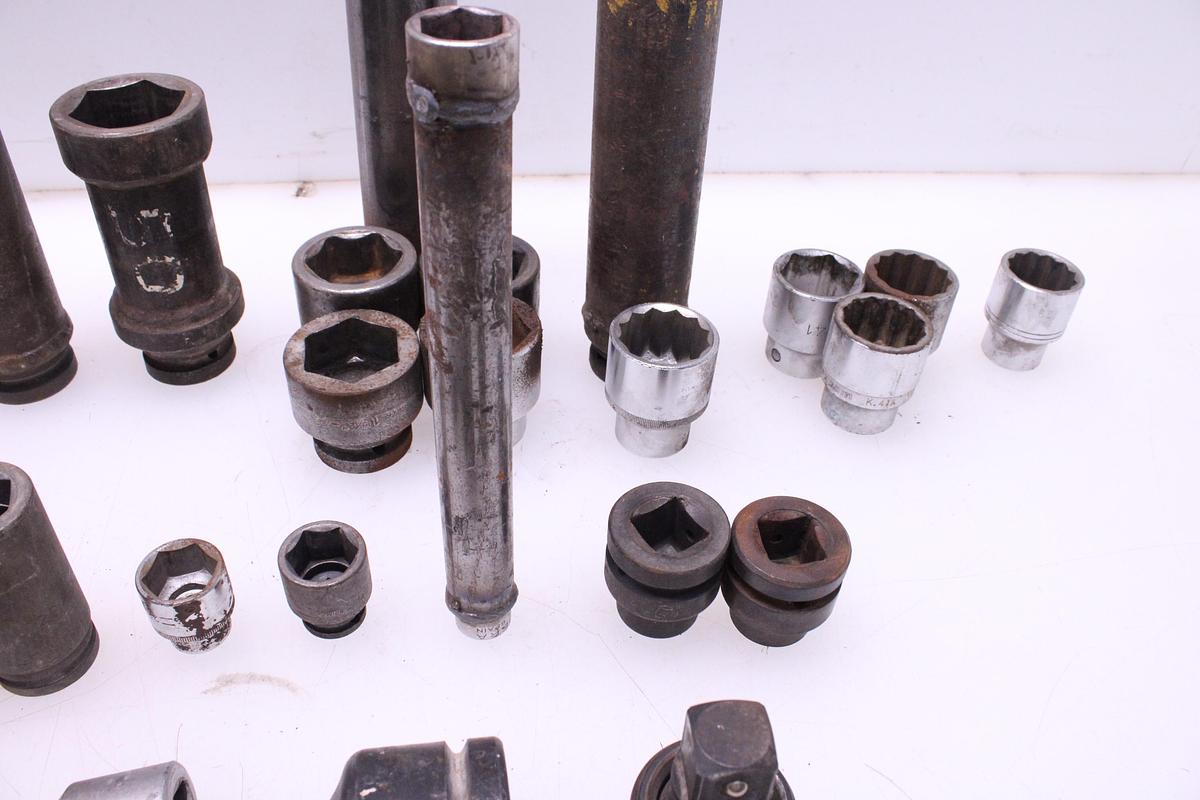 Usado Lote Llaves de Vaso 80mm a 22mm - 42 Unidades