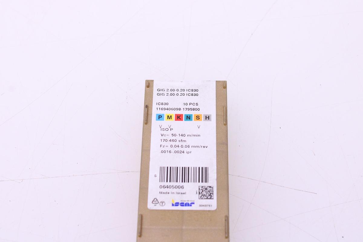 Usado Plaquitas de Widia Iscar GIG 2.00-0.20