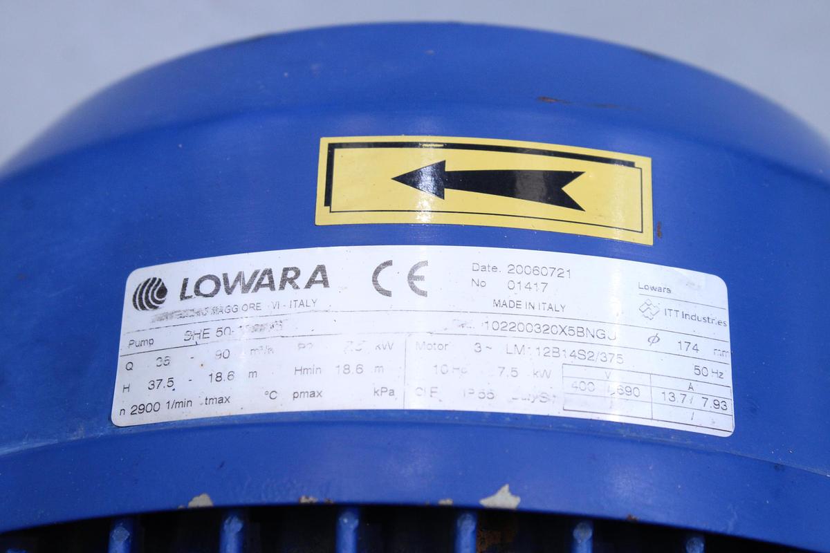 Usado Electrobomba Centrifuga LOWARA SHE 50
