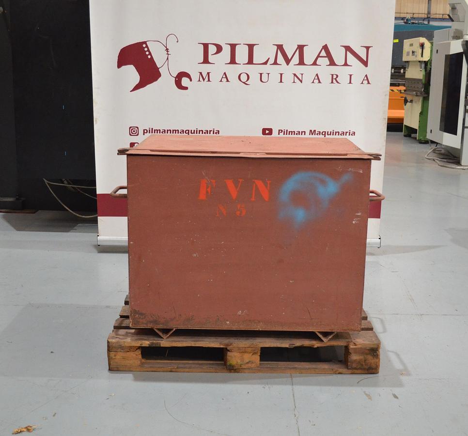 Usado Arcón metálico 1000x800x810mm rojo