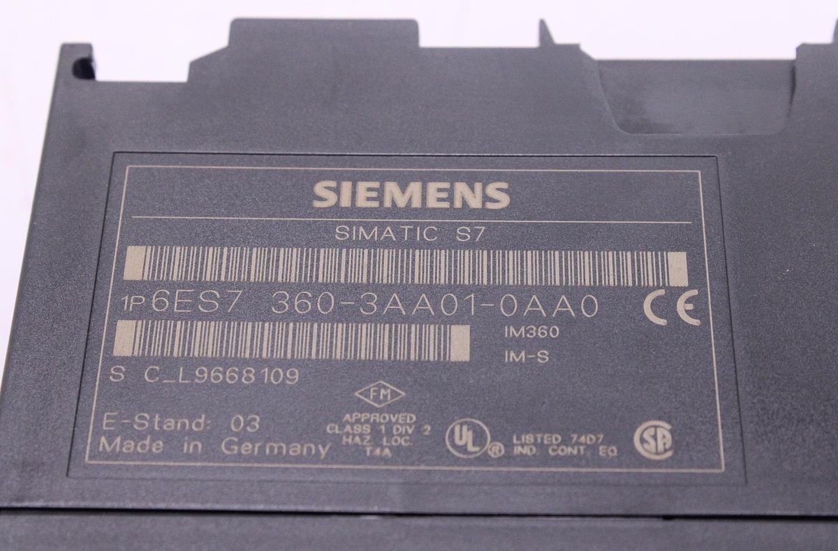 Usado Módulo de interfaz IM 360 Siemens 6ES7360-3AA01-0AA0