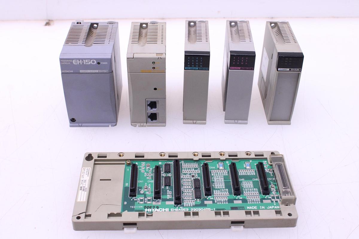 Usado Controlador Programable HITACHI EH-BS3 + Módulos
