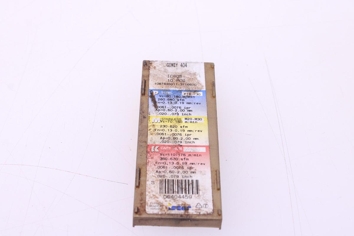 Usado Plaquitas de Widia Iscar GIMIY 404