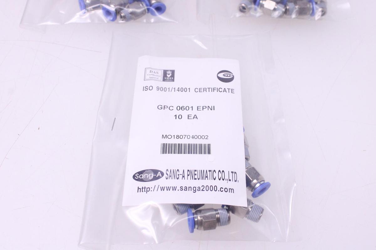 Usado Racores Conector Recto M6 + Rosca 1/8" - 30 Unidades Sang-A GPC 0601 EPNI