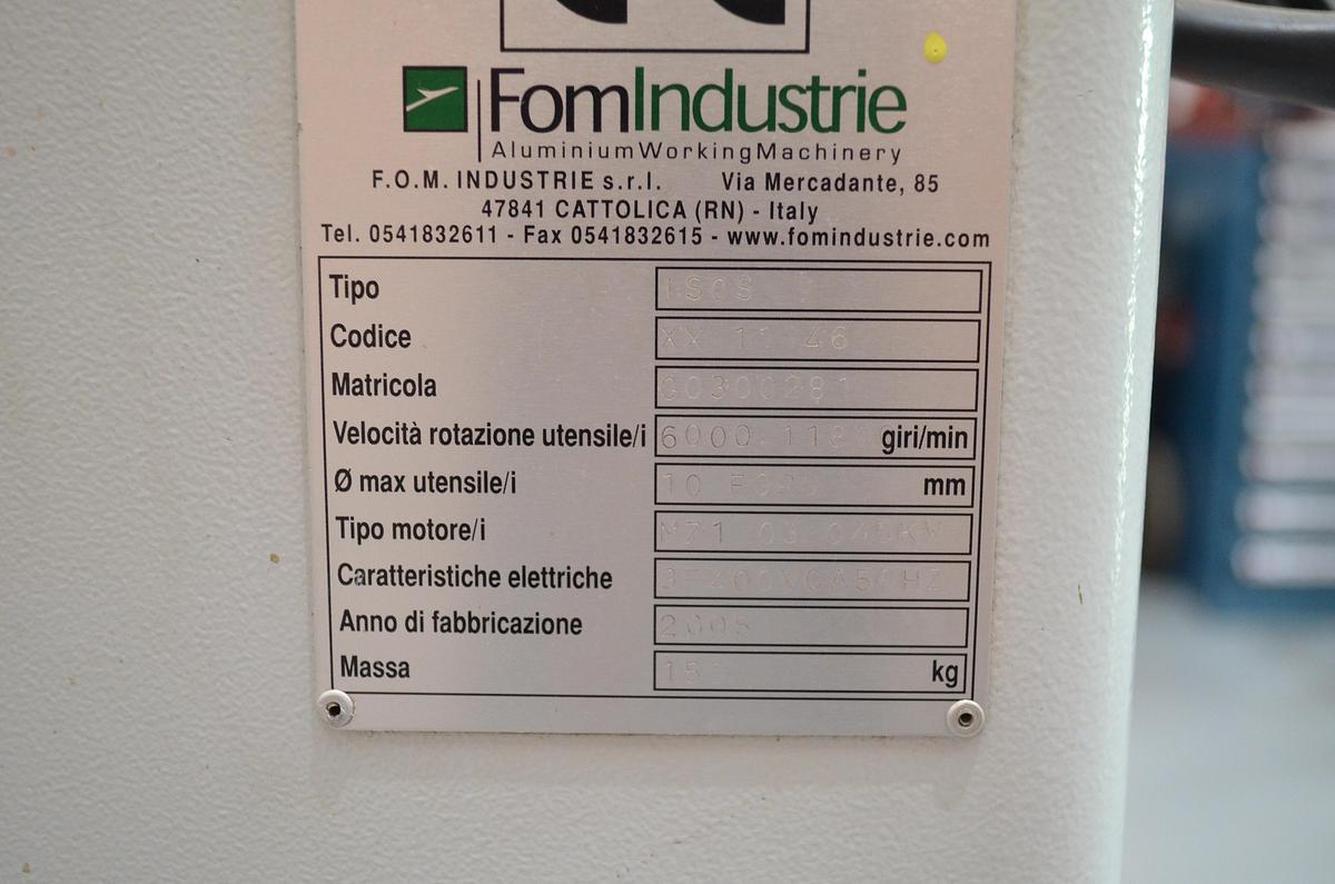 Usado Copiadora aluminio FOM Industrie ISOS