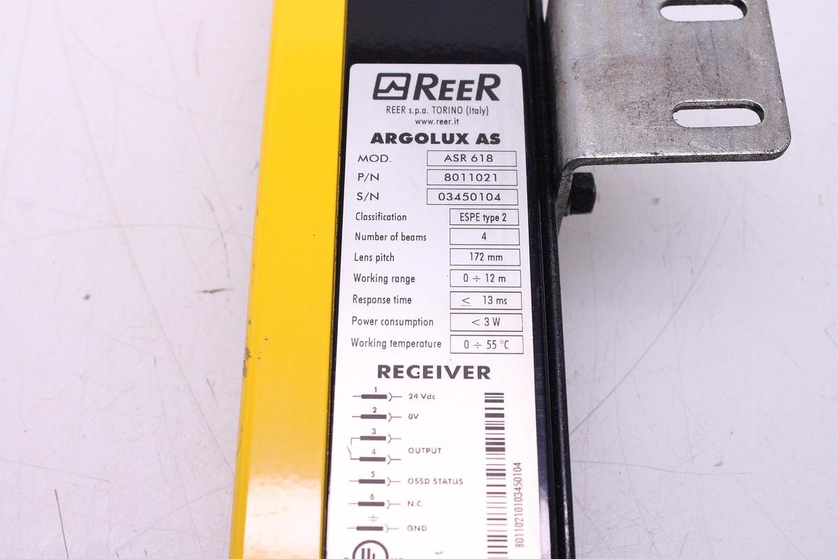 Usado Set Barrera Fotoeléctrica de Seguridad REER Argolux AS 618