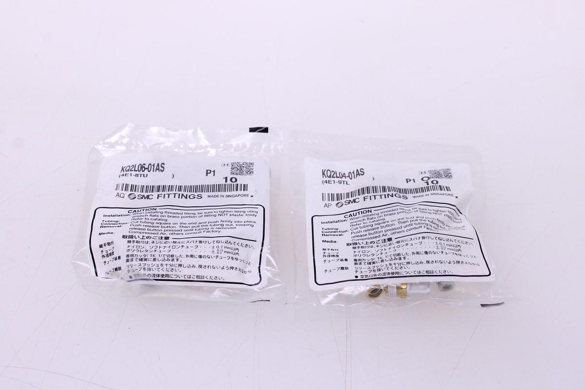 Usado Racores Codo M4 + Rosca 1/8" - 20 Unidades SMC KQ2L04-01AS
