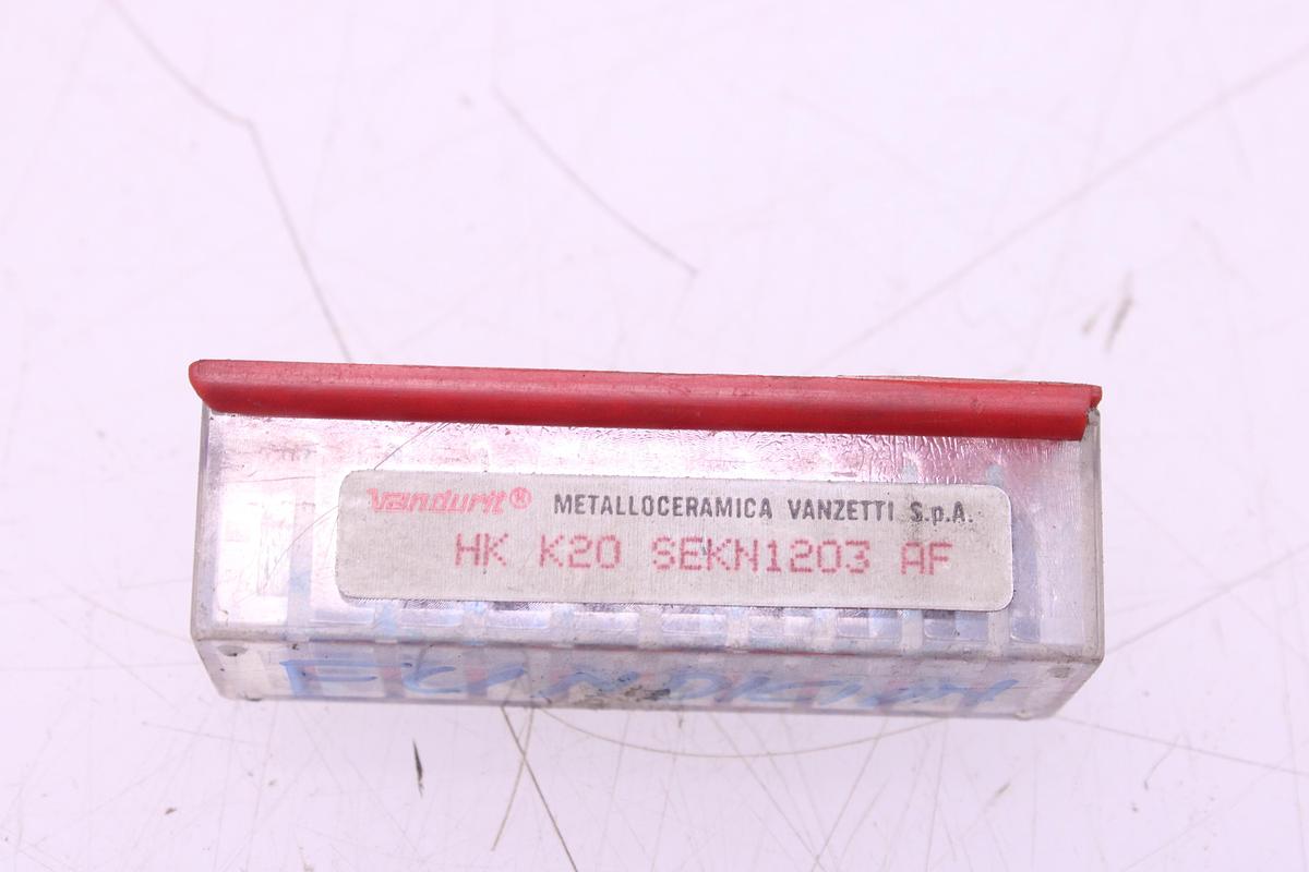 Usado Fresa Portaplaquitas 84mm Cono ISO40 + Widias SEKN1203
