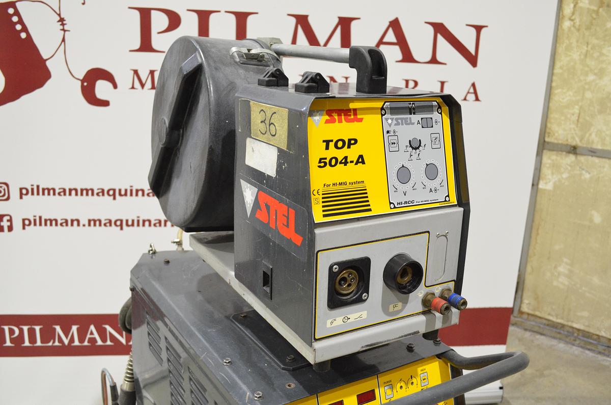 Usado Soldadora mig pulsada y refrigerada STEL Hi-MIG 500P