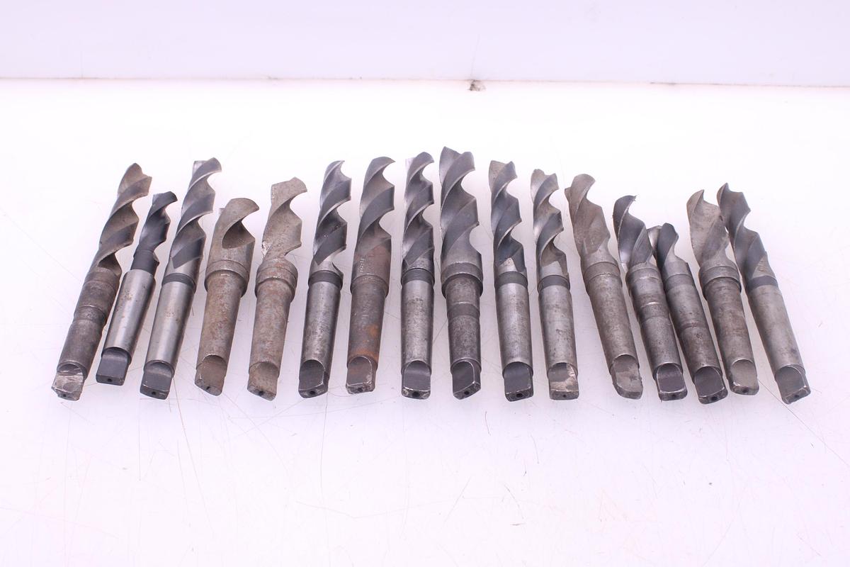 Usado 16 Brocas Taladro Mango Cónico Morse MT3
