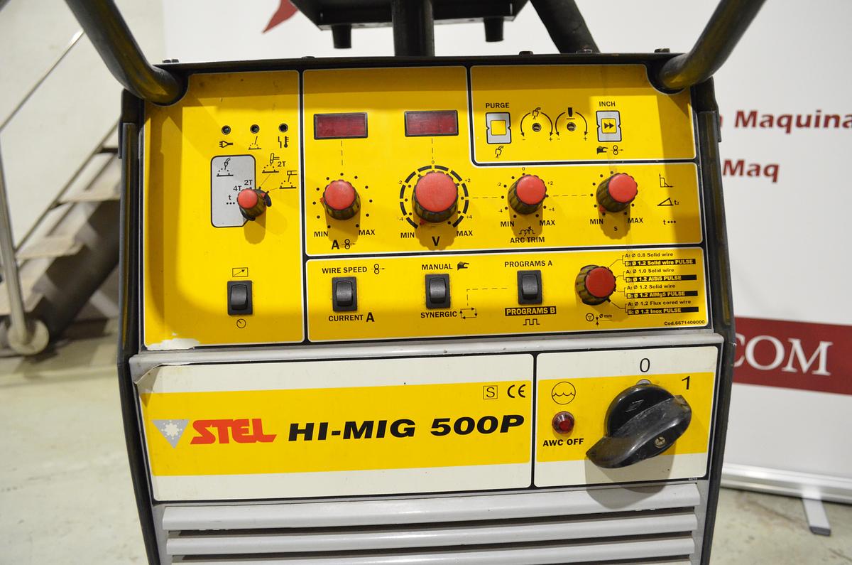 Usado Soldadora mig pulsada y refrigerada STEL Hi-MIG 500P