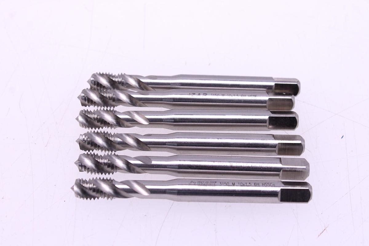 Usado Lote Machos de Roscar Izar M10x1,50 - 12 Unidades