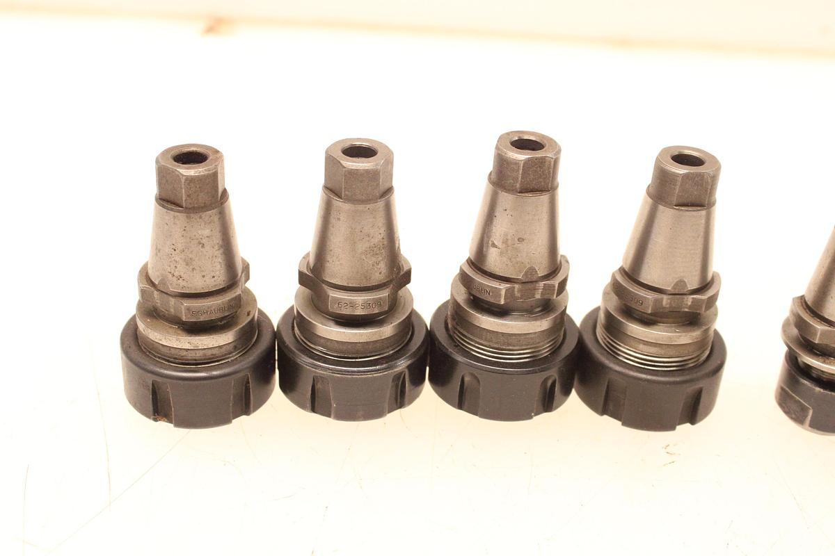 Usado Lote Portapinzas Sistema de Cambio Rápido ECR SCHAUBLIN - 8 Unidades