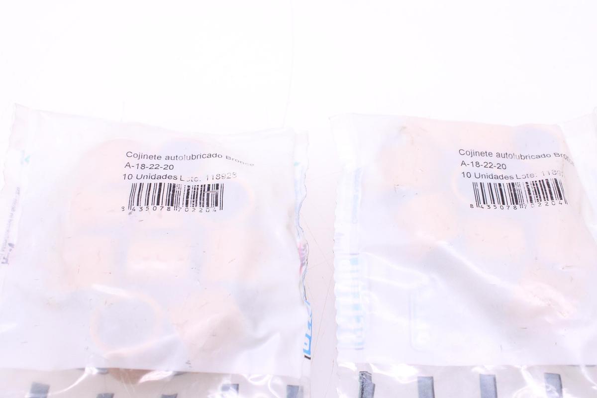 Usado Cojinete Autolubricado Bronce SELFOIL A-12-16-15 - 30 Unidades