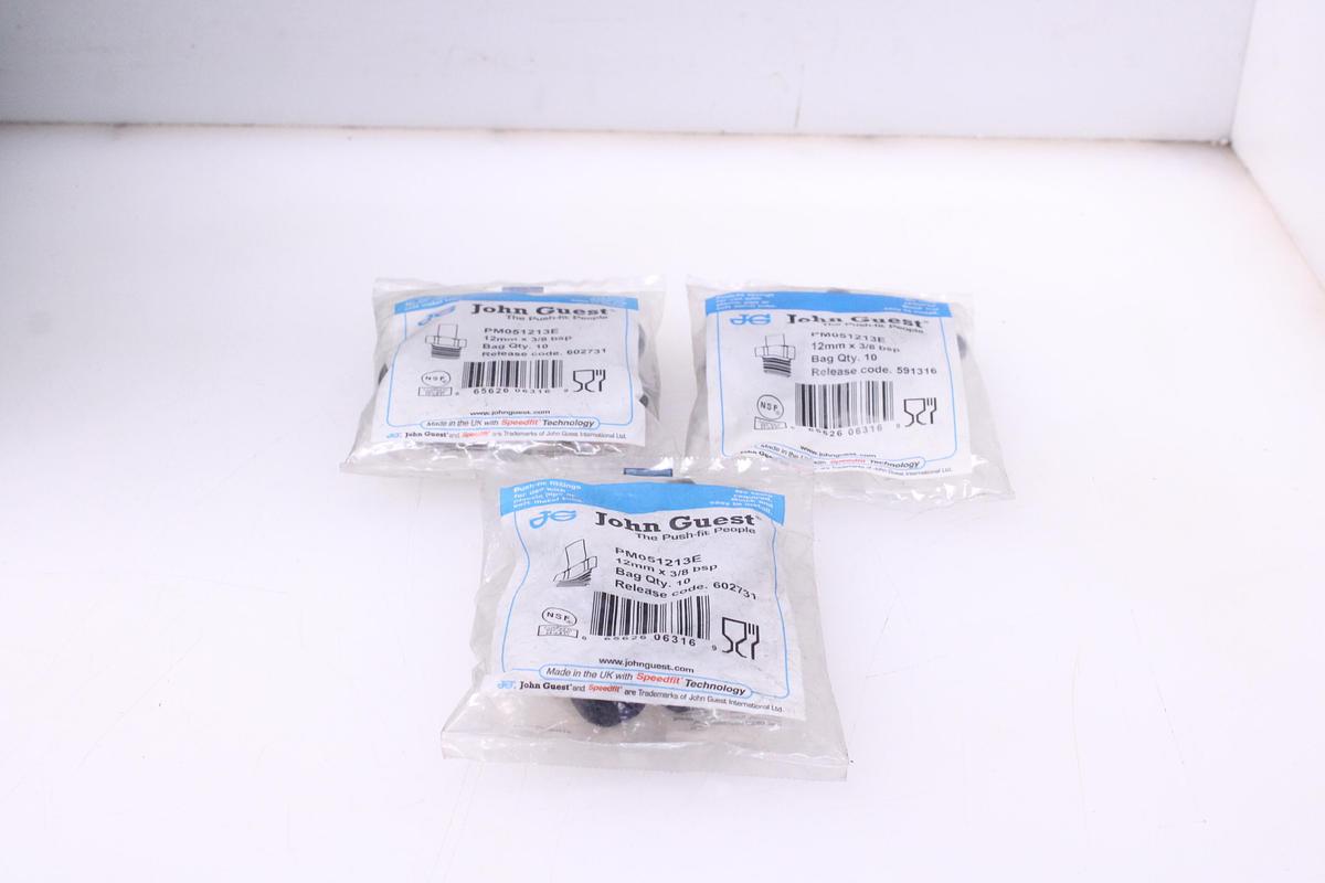 Usado Racores John Guest PM051213E 12mm - 30 Unidades