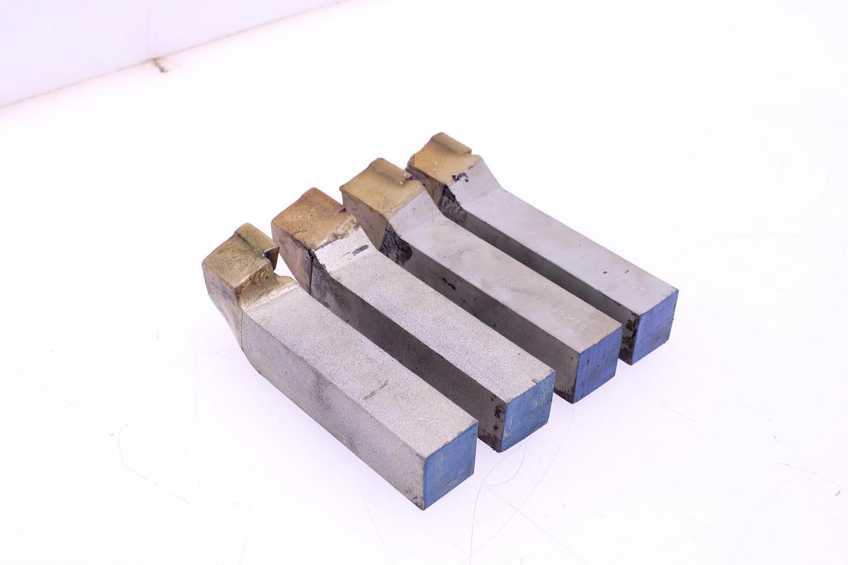 Usado Lote Cuchillas de Tornear Metal Duro - 4 Unidades