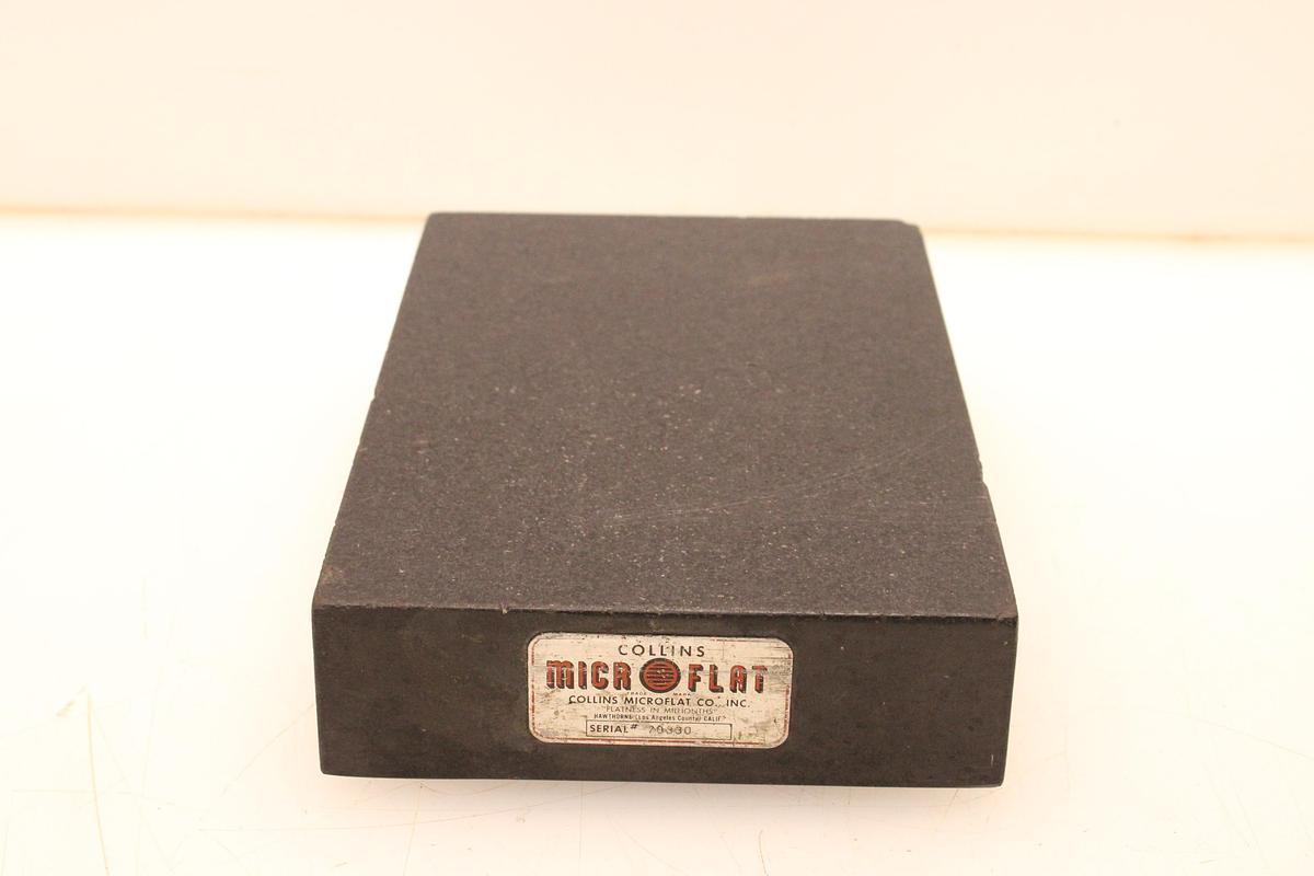 Usado Mesa de Granito Negro Collins Microflat Nº Serie 70330