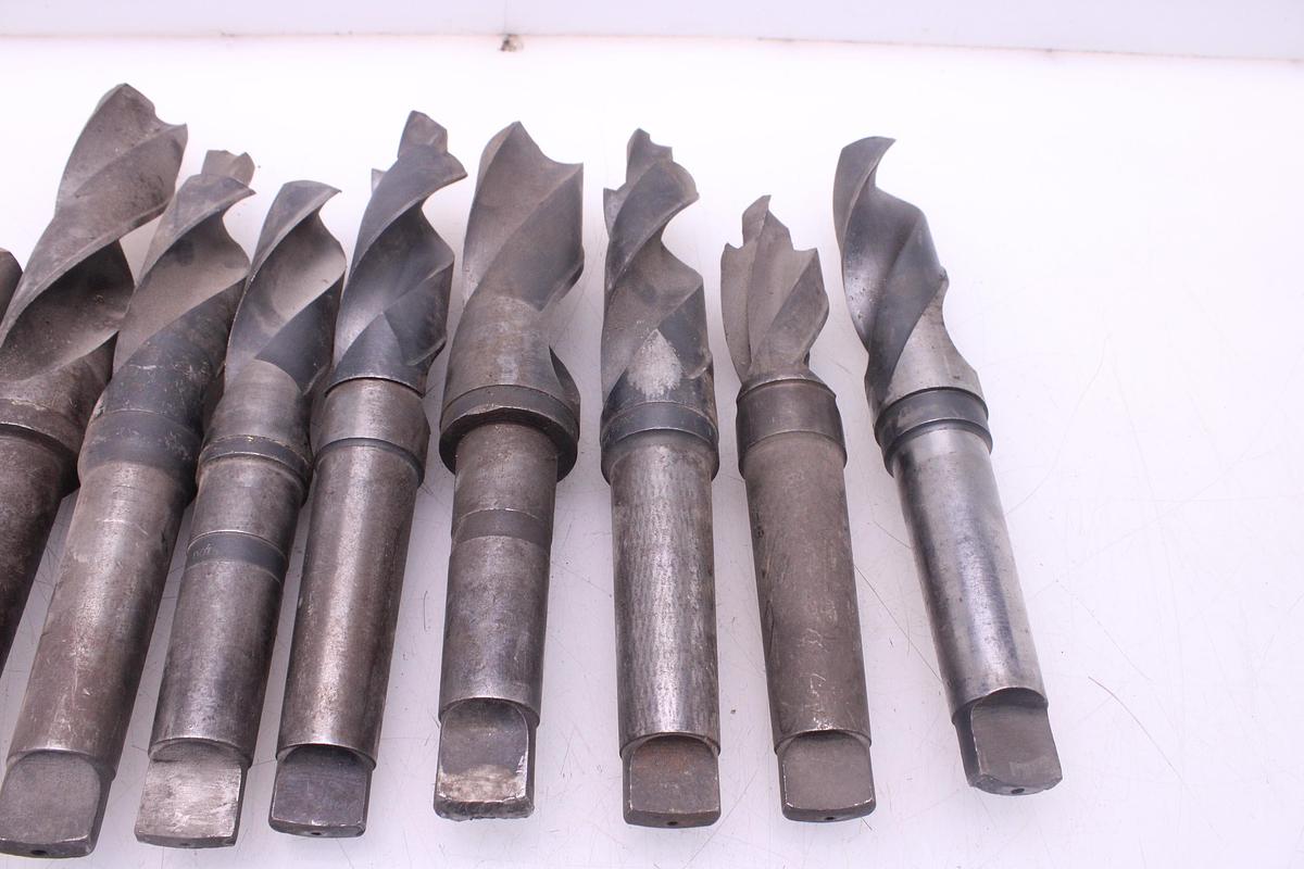 Usado 9 Brocas Taladro Mango Cónico MT5